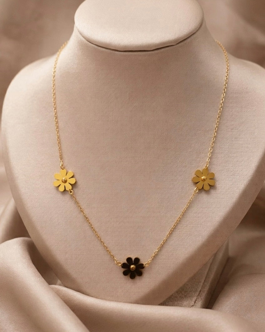 Flower Charm Necklace
