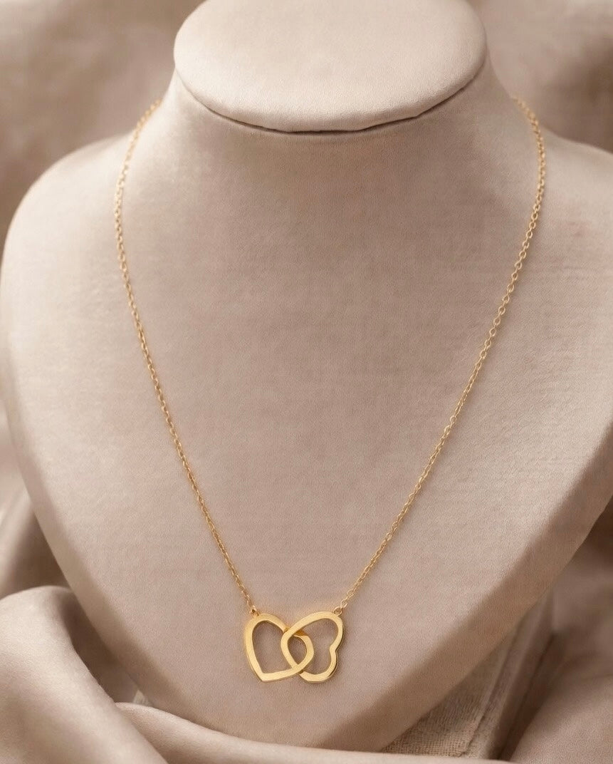 Flower Charm Necklace Set