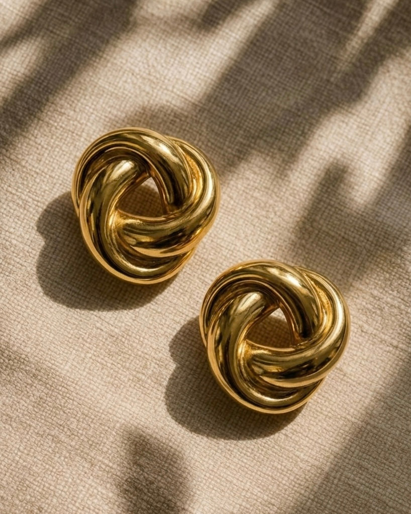 Knot Design Earrings